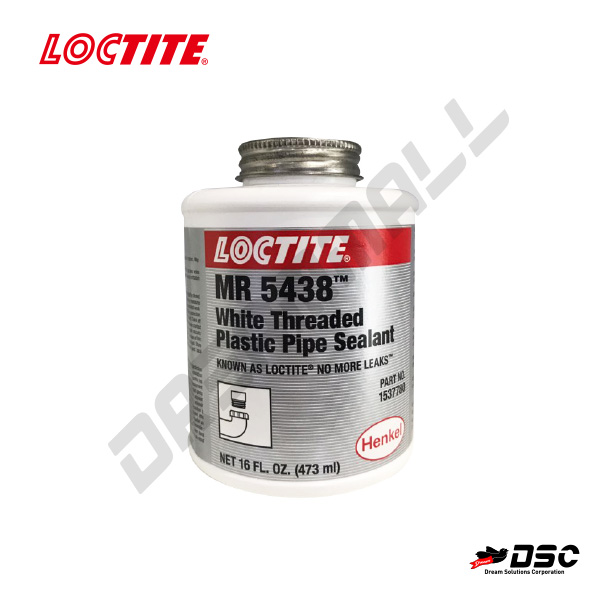 [LOCTITE] 록타이트5438/White Threaded Plastic Pipe Sealant MR 5438 (배관밀봉제) 16Fl.oz(473ml)