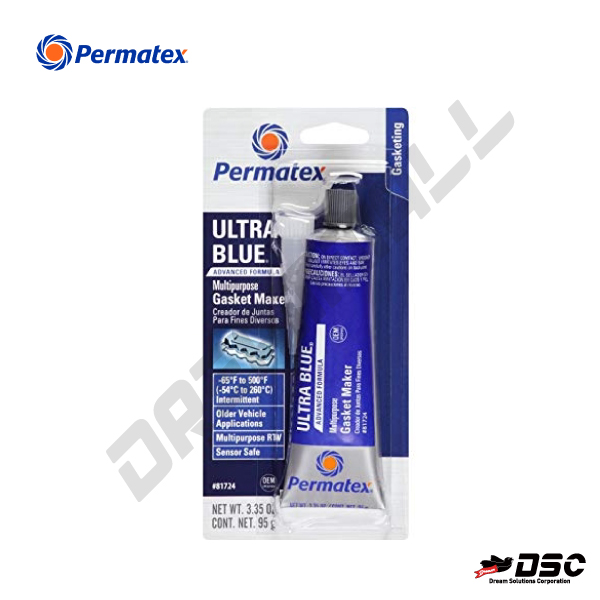 [PERMATEX] 퍼마텍스 #81724 (80022 대체품) (77BR)/Ultra Blue Gasket Maker (울트라블루/고온용 가스켓실란트) 95grTube/12EA BOX