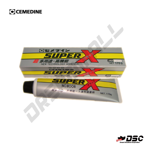 [CEMEDINE] SUPER-X #8008 (세메다인/슈퍼엑스/탄성접착제, 아크릴계접착제) 170gr/Tube & 330ml/Cartridge