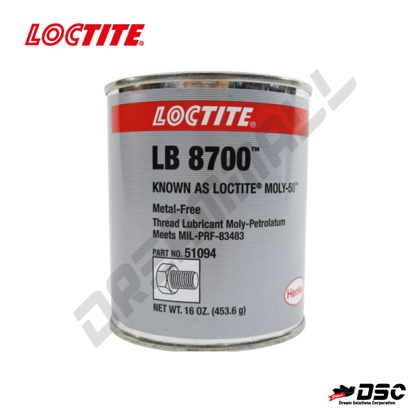 [LOCTITE] 헨켈 록타이트 LB 8700 (록타이트 LB 8700(MOLY-50)/몰리브덴이 함유된 고착방지제) 16oz(453.6gr)/CAN
