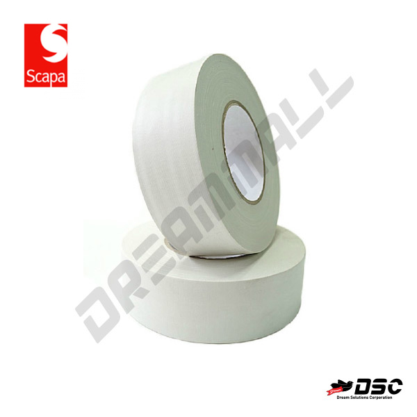 [SCAPA] 스카파 백색 무광 면테이프 50mm X 50M (면테이프, 테이프)