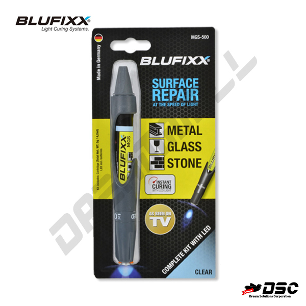 [BLUEFIXX] 블루픽스 MGS-500 LED 경화펜/금속,유리,석재 보수용/LED 라이트 스마트 경화펜