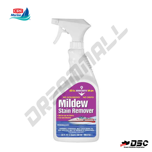 [리퍼][CRC] Marine Mildew Stain Remover MK-3732 #MK3732 (씨알씨/보트의 얼룩제거제) 32 fl.oz/Spray