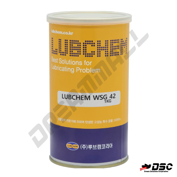 [LUBECHEM] 루브캠 루브켐 다목적윤활구리스 고속용그리스 CNC장비 WSG 42 1kg/CAN