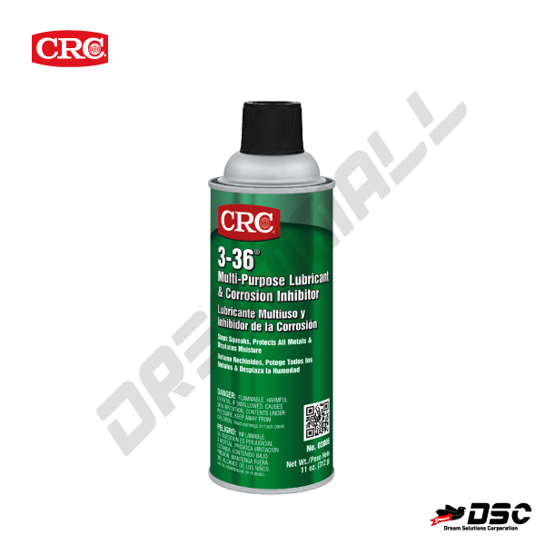 [CRC] Multi Purpose Lubricant & Corrosion Inhibitor 3-36 #03005 (씨알씨/산업용방청,방습윤활제) 11oz/Aerosol