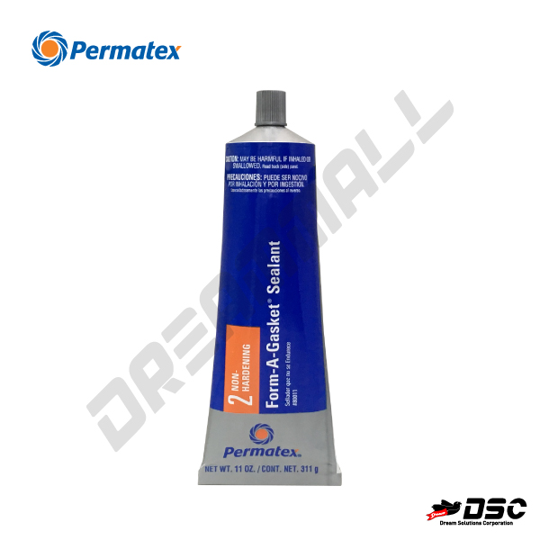 [PERMATEX] 퍼마텍스 80011 2C/가스켓실란트/불건성 (Form-A Gasket Sealant 2C/80011) 11oz.(311gr)/Tube