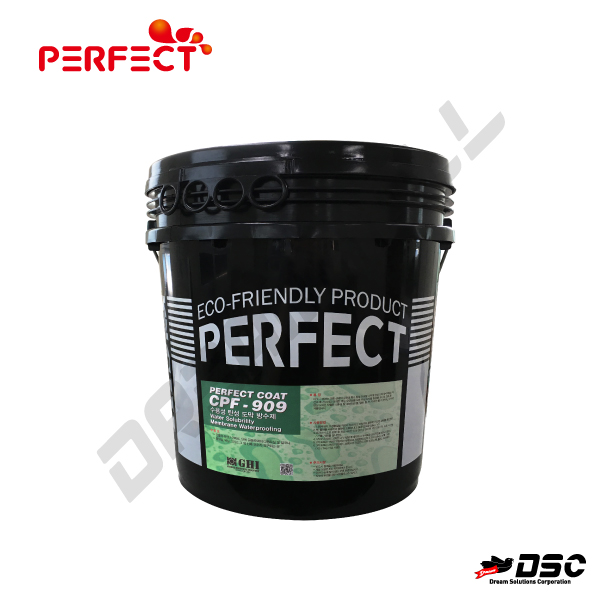 [PERFECT] PERFECT COAT CPF-909 (퍼펙트/수용성 탄성도막방수제) 4kg & 18kg/PAIL