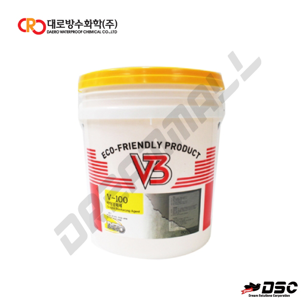 [대로방수] V3 V-100/ 바탕 강화제 및 프라이머/콘크리트 표면의 접착력 증가 (Ground Reinforcing Agent)  4LT & 18LT/Can