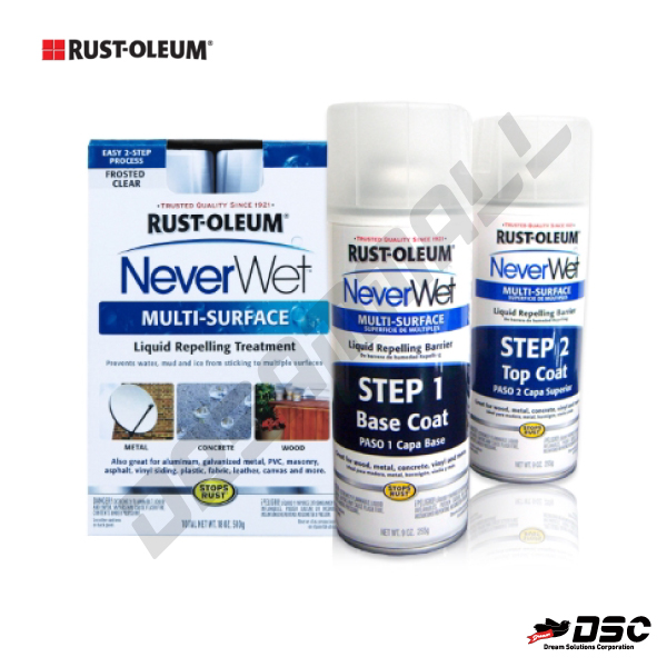 [RUST-OLEUM] Never Wet Frosted Clear (네버웻/방수,발수,오염방지 코팅제 키트) 18oz./Can