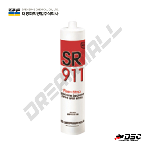 [DAEHEUNG] SR-911 (대흥화학/돼지표/방화용실리콘실란트/내한,내열성우수) 300ml/Cartridge