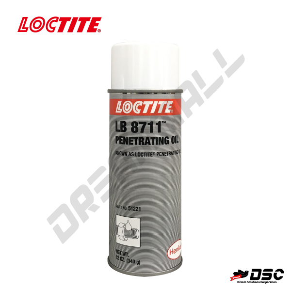 Loctite LB 8711 Penetrating Oil, 16 oz Aerosol Can, 51221