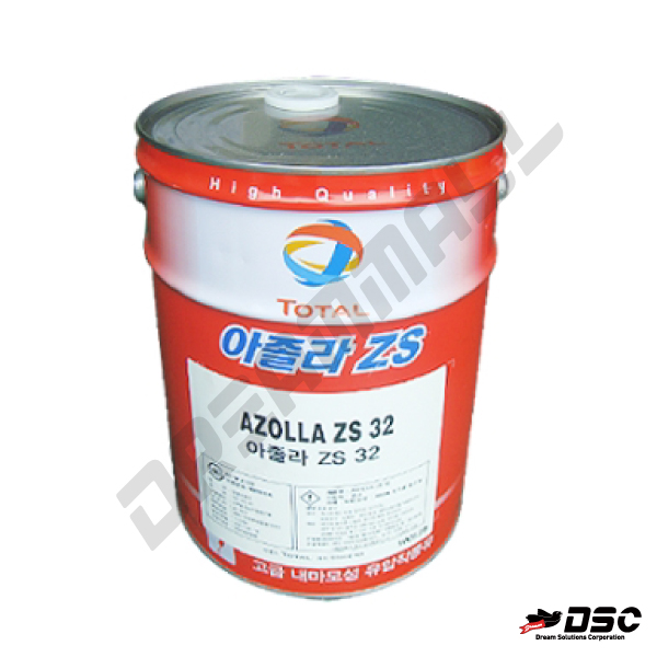 [TOTAL] AZOLLA ZS 32 (토탈/아졸라 내마모성 유압작동유) 20LT/PAIL