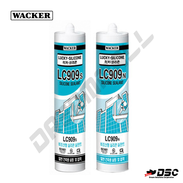 [WACKER] Silicone Sealant LC909S & 909N (럭키실리콘/창호, 유리,건축용 실리콘실란트) 270ml/Cartridge