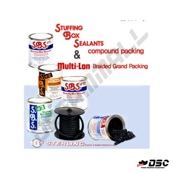 [MULTI-LON] Stuffing Box Sealnt & Compound Packing SBS #1 (펌프,밸브팩킹제) 5Lb/CAN