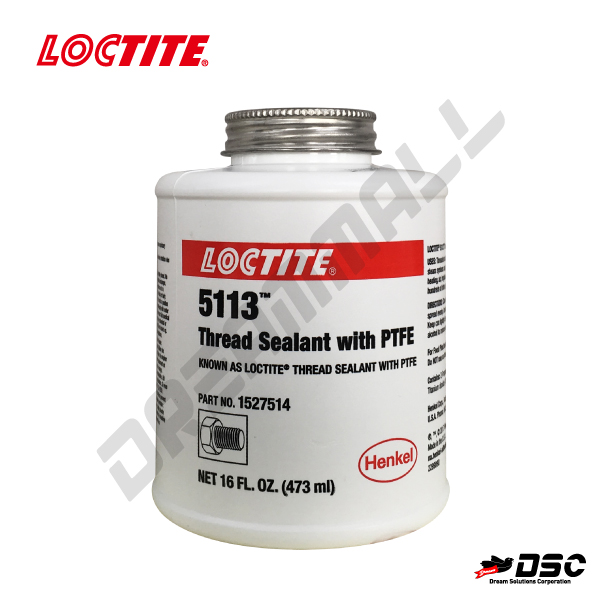 [LOCTITE] Thread Sealant with PTFE 5113 (1527514) (록타이트 5113/배관밀봉제) 473ml/Bottle