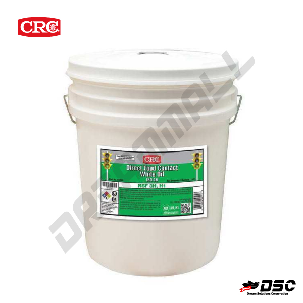 [CRC] Direct Food Contact White Oil ISO 46 #04594 (씨알씨/식품공장용백색식용/미네랄오일) 5GL/PAIL