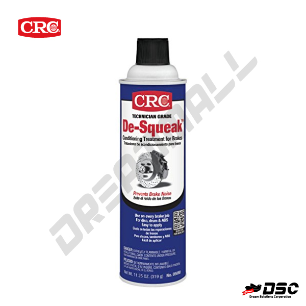 [CRC] DE-SQUEAK Brake Conditioning Treatment #05080 (씨알씨/브레이크로터/드럼소음방지제) 11.25oz/Aerosol