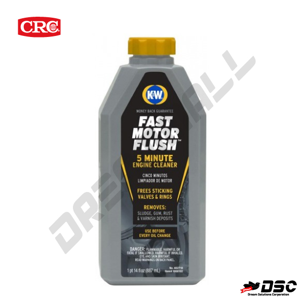 [CRC] Fast Motor Flush™ 5-Minute Engine Cleaner #402718 (씨알씨/5분 엔진플러싱) 30fl.oz/Bottle