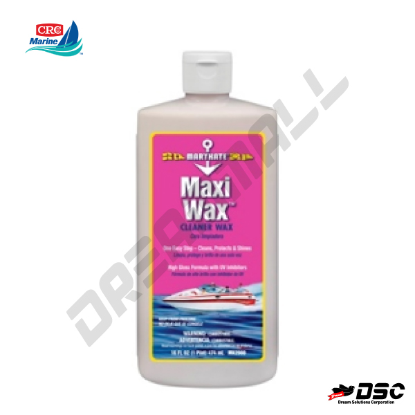 [CRC] Maxi Wax One-Step Cleaner & Wax MK2000 (씨알씨/FRP,금속보호 및 광택제) 16fl.oz./Bottle