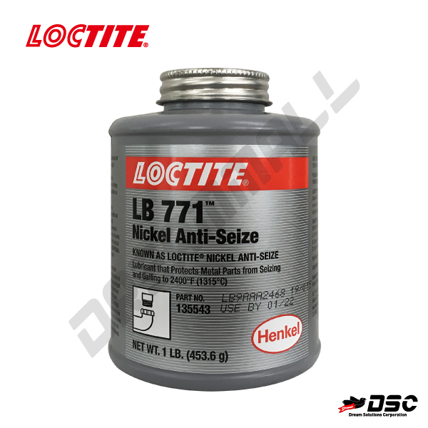 [LOCTITE] LB 771 Nickel Anti-Seize (135543) (록타이트771/니켈안티씨즈컴파운드) 1Lb(453.6g)/CAN