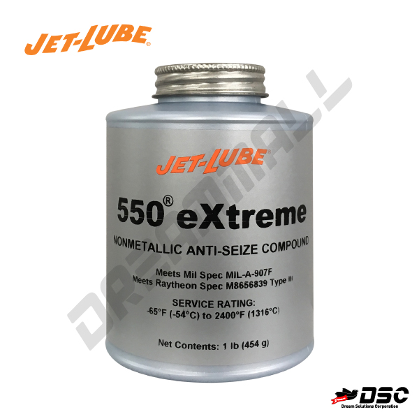 [JETLUBE] 550 Extreme (제트루브 550 익스트림/석유화학,플랜트용고착방지제/Nonmetallic Anti-Seize Compound) 1LB(454g)/CAN