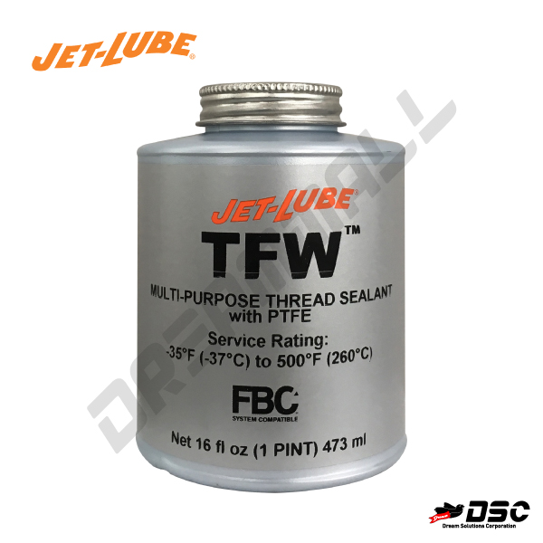 [JETLUBE] TFW (제트루브 TFW/다목적 나사실란트/Multipurpose Thread Sealant with PTFE) 1Pint(473ml)/12EA BOX