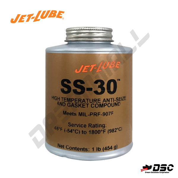 [JETLUBE] SS-30 HT (제트루브 SS-30/고온용 銅성분 고착방지제/Copper Anti-seize Lubricant) 1Lb(454gr)/Can