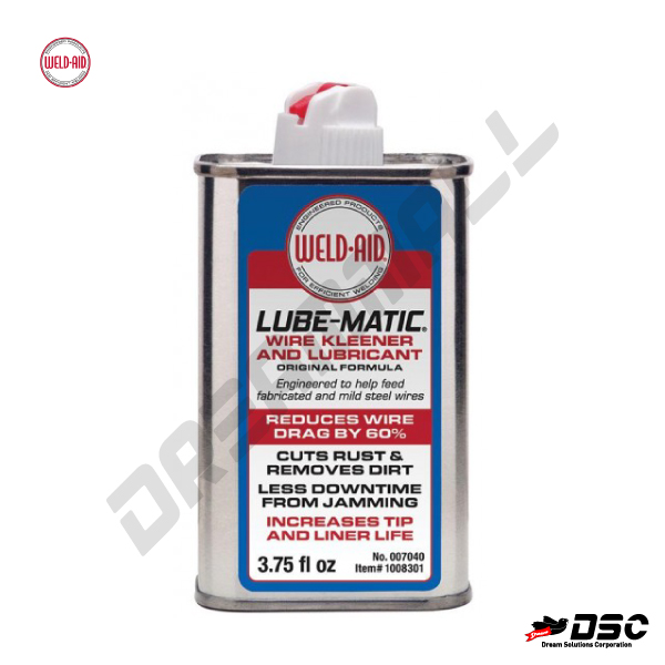 [WELD-AID] LUBE-MATIC Wire Kleen & Lubricant #007040 (웰드에이드/루브매틱와이어크린 및 윤활) 5oz./Can