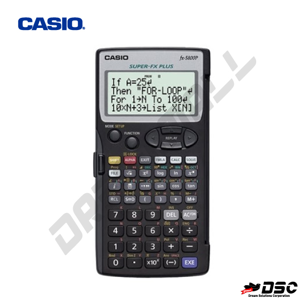 [CASIO] FX-5800P (카시오/공학용계산기/프로그래밍가능 모델) 81.5mm*163mm*15.1mm (150g)