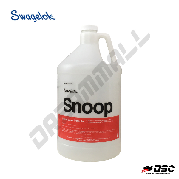 [SWAGELOK] MS-SNOOP/누설검사액/액체가스검사제 (스웨즈락 Liquid Leak Detector/MS-SNOOP) 1gal(3.8LT) 4EA/BOX