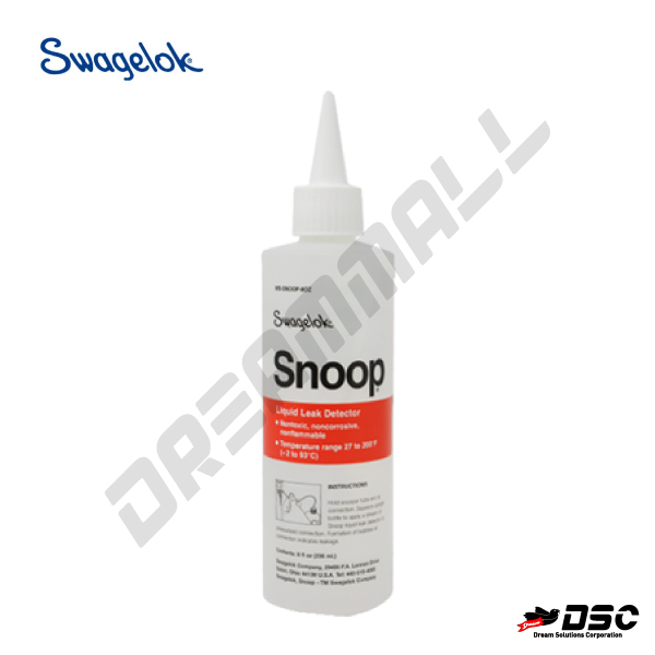 [SWAGELOK] Liquid Leak Detector MS-SNOOP (스웨즈락/누설검사액/액체가스검사제) 8oz/Bottle