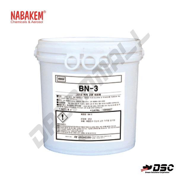 [NABAKEM] BN-3 (나바켐/불연성 백색몰드이형제) 4kg/Plastic Pail