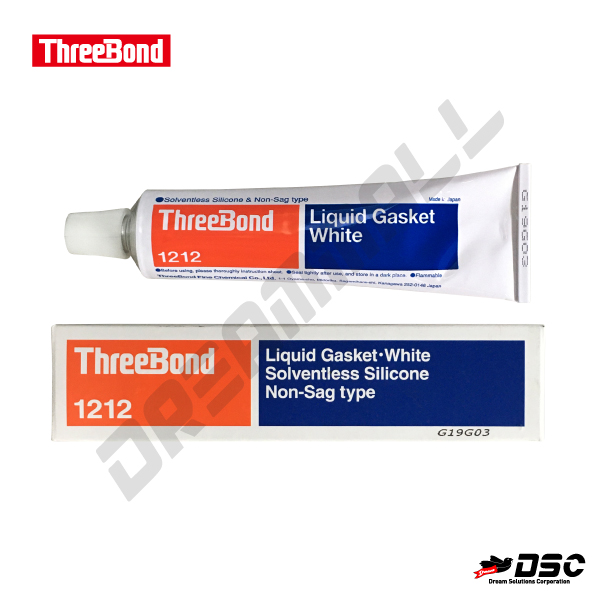 [THREE BOND] 스리본드 TB1212/ Liquid Gasket White (쓰리본드 TB1212/실리콘가스켓/백색) 100gr/Tube