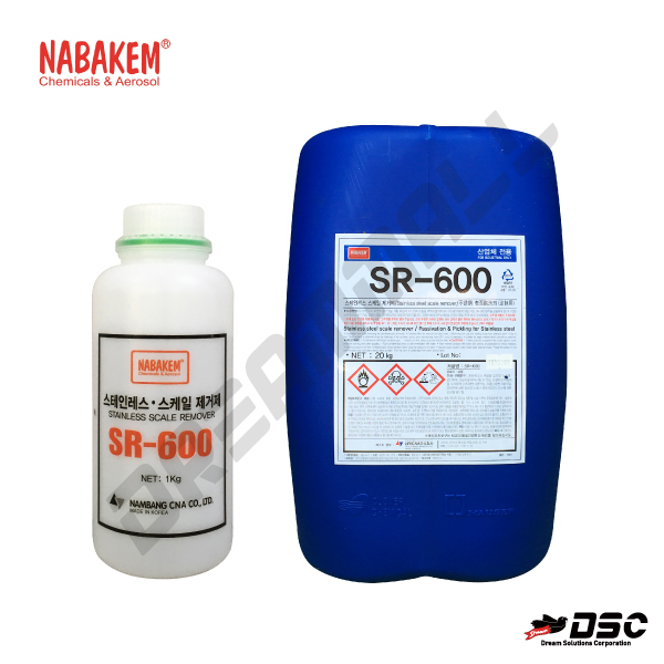 [NABAKEM] SR-600 (나바켐/스테인레스 스케일 제거제/도포용) 1kg & 20kg/PVC PAIL