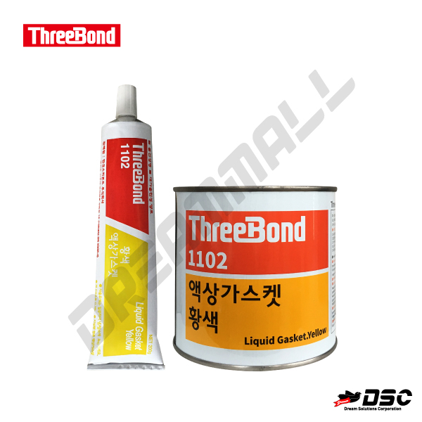 [THREE BOND] 쓰리본드 TB1102 Liquid Gasket (스리본드 TB1102/액상가스켓실란트/황색) 200gr/Tube & 1kg/Can