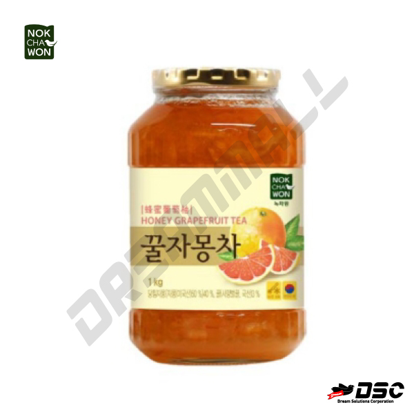 [NOKCHAWON] 꿀자몽차 액상차 (녹차원) 1kg/Bottle