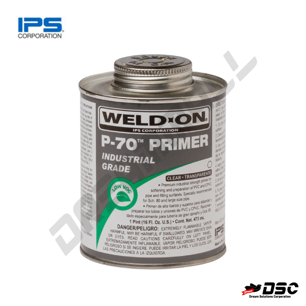 [IPS] 웰드온/WELD-ON PRIMER P-70/프라이머/전처리제(투명) 250g,500g & 1kg/Can