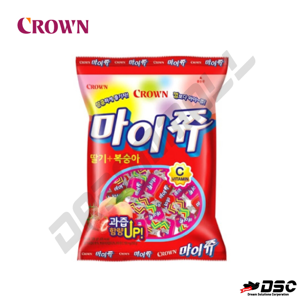 [CROWN] 마이쮸 딸기 복숭아 (크라운) 328g