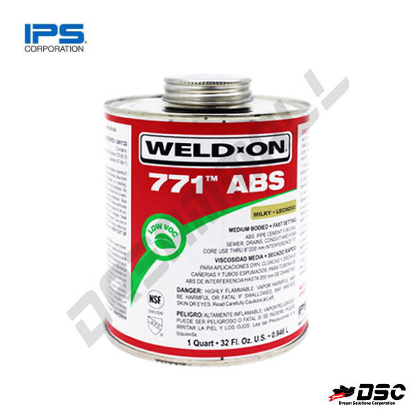 [IPS] 웰드온/WELD-ON 771/ABS 용해성 접착제/우유색) (ABS Solvent Cements/Milky) 1kg/Can