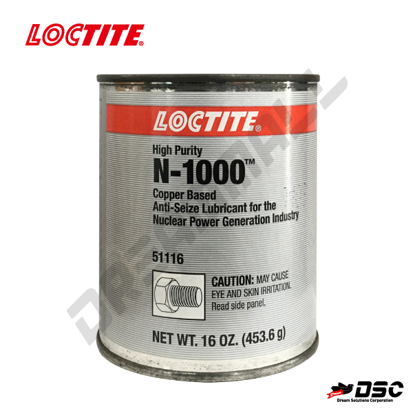 [LOCTITE] N-1000 High Purity Copper Based Anti-Seize Lubricant #51116 (록타이트/동 성분고착방지제) 454gr/Can