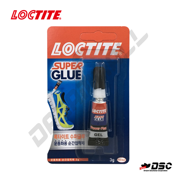 [LOCTITE] SUPER GLUE (록타이트/슈퍼글루 운동화용 순간접착제) 3gr Tube/Blister Pack