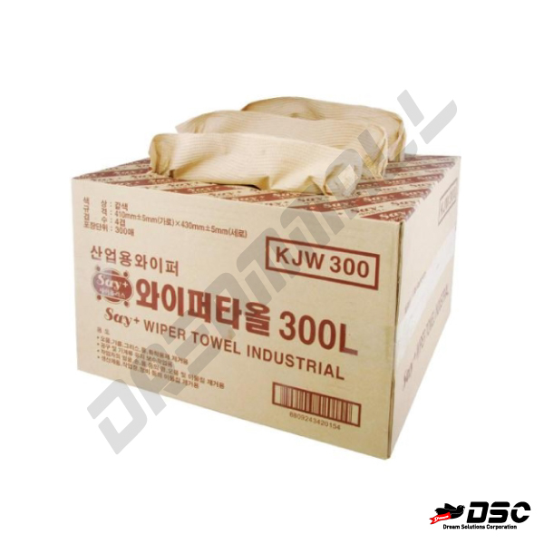 [광진산업] KJW-300 와이퍼타올 (세이플러스/산업용와이퍼/타올) 410*430mm*300매