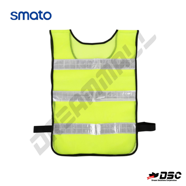 [SMATO] SM-108G L사이즈 Safety Vest 녹색 안전조끼 (스마토/안전조끼/안전가드/안전복)