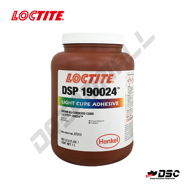 [LOCTITE] DSP190024/LIGHT CURE ADHESIVE (록타이트 190024/UV접착제) 1Liter PE.CAN