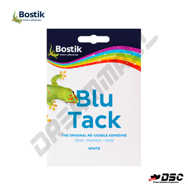 [BOSTIK] BLU TACK WHITE 50g (보스틱/블루택 화이트/재활용 접착식접착제) 50g/Pack