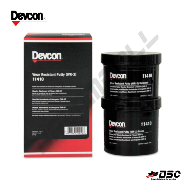 [DEVCON] 데브콘 11410/세라믹 함유/에폭시금속보수제 (Wear Resistant Putty WR-2 11410 ) 1LB(454g)/SET