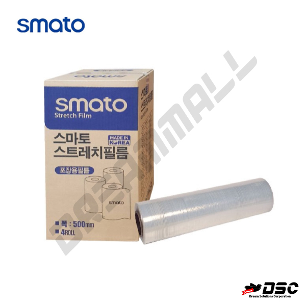 [SMATO] 스트레치필름 스트레치랩 15mic (스마토/STRETCH FILM C-1) 15mic×500mm×350M/4ROLL BOX