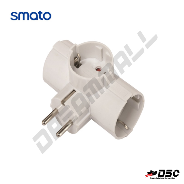 [SMATO] T형 멀티콘센트 SM T3-01 3구1호 멀티탭 (스마토)