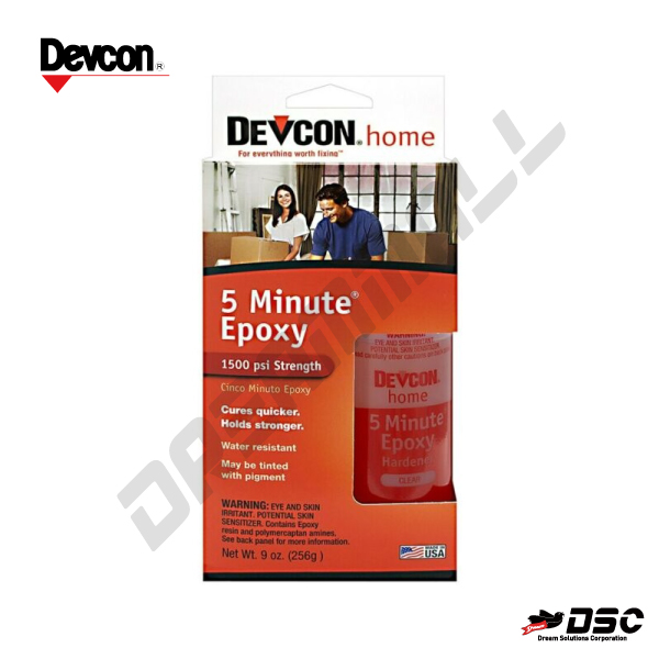 [DEVCON home] 데브콘 홈 20945/5분 에폭시계접착제/투명) (5minute Epoxy/20945) 9oz.(256gr)/SET