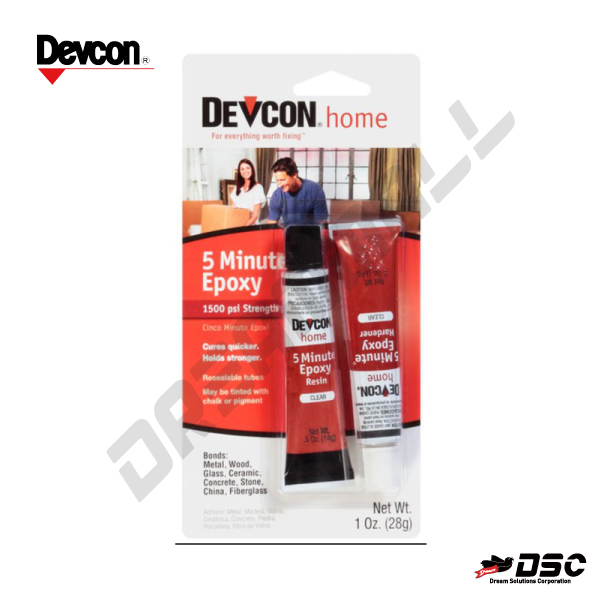 [DEVCON] 데브콘 S-205/5 Minute Epoxy (데브콘 S-205/다용도 에폭시계접착제/튜브타입) 28gr(주제+경화제)/SET